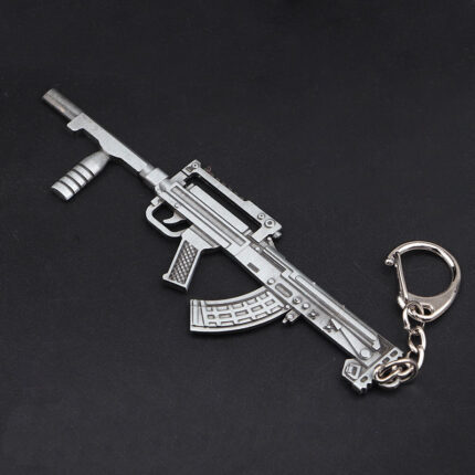 Брелок оружие GROZA серый