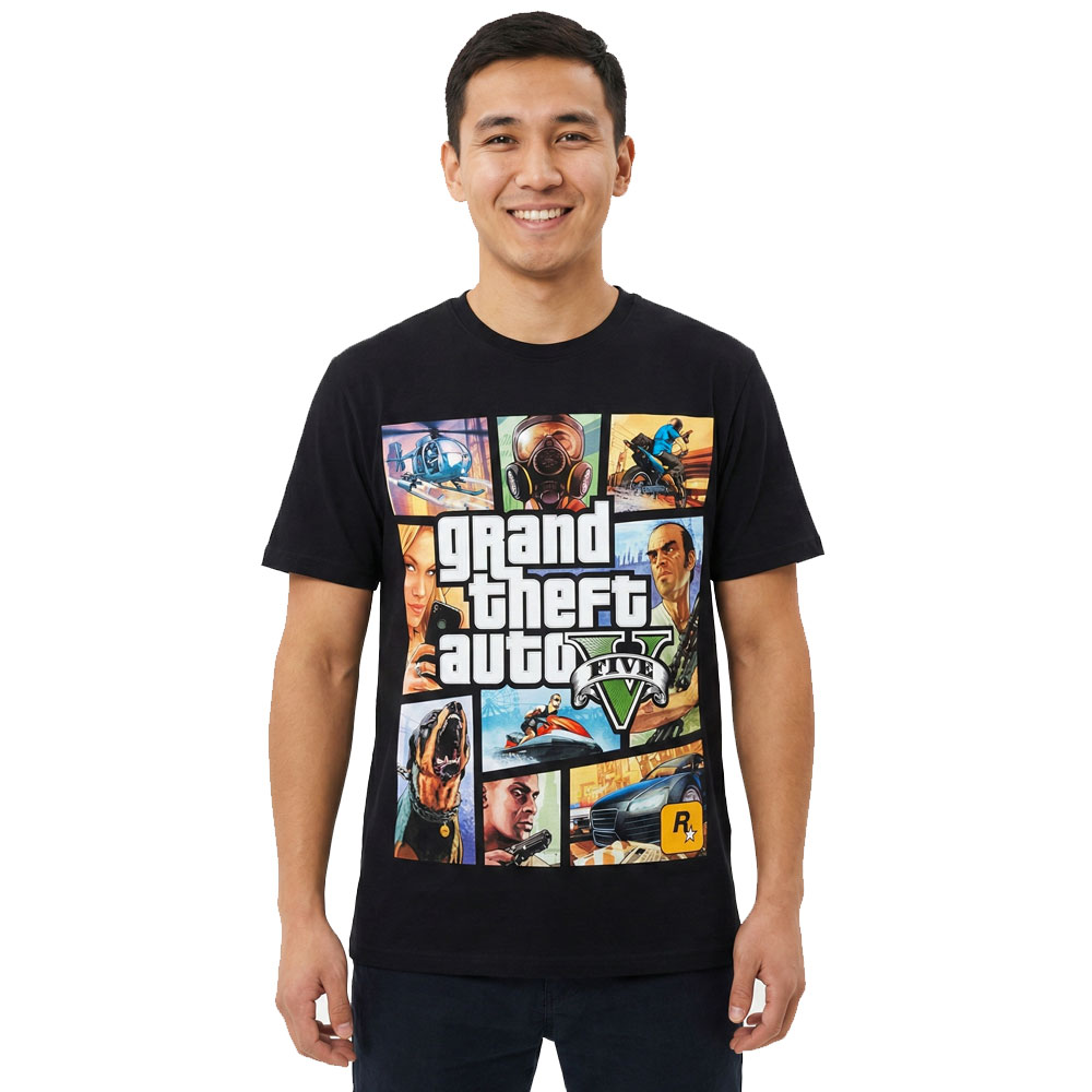 tshirt-gta-logo Футболка GTA логотип — изображение 1