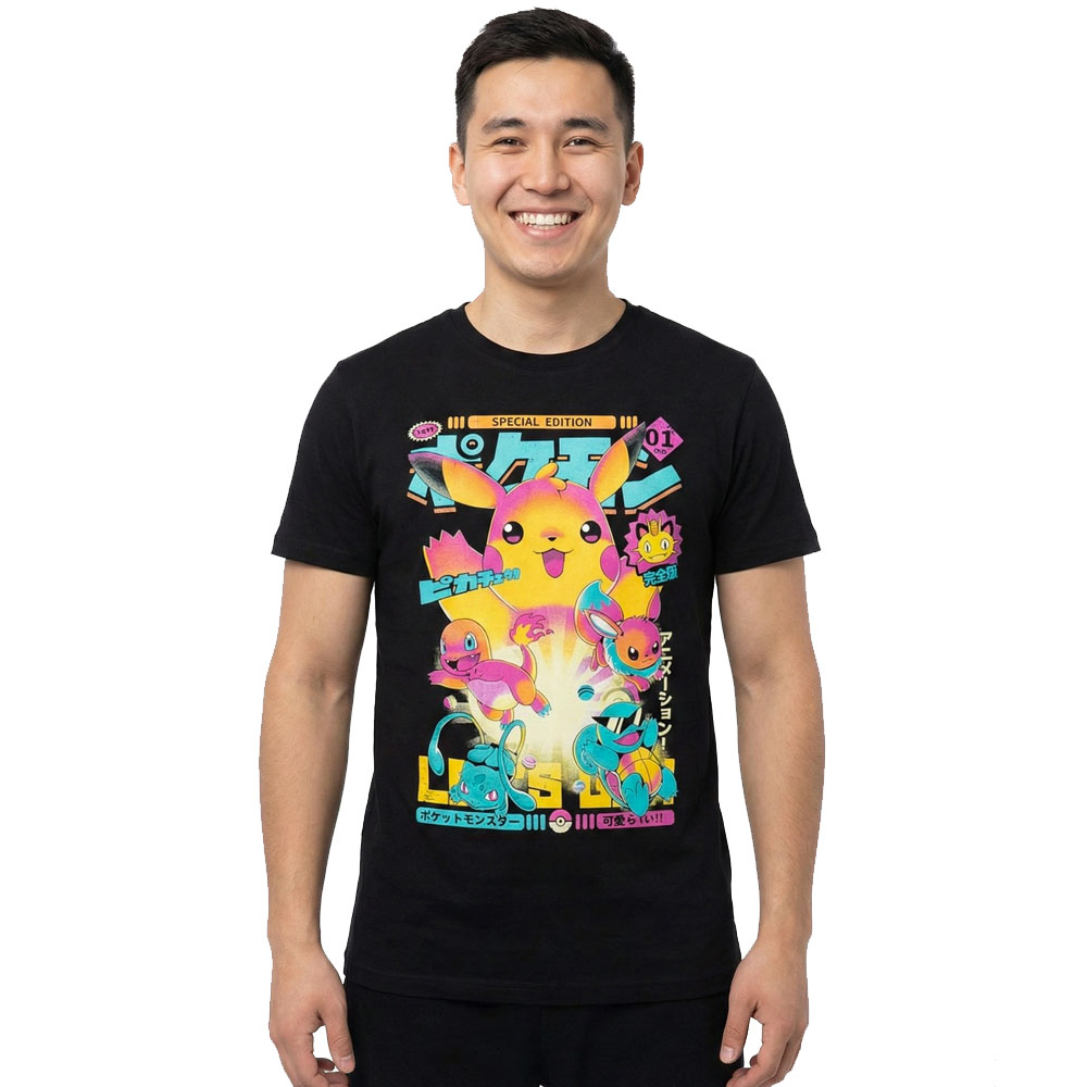 tshirt-pokemon-pikachu Футболка Покемон Пикачу — изображение 1