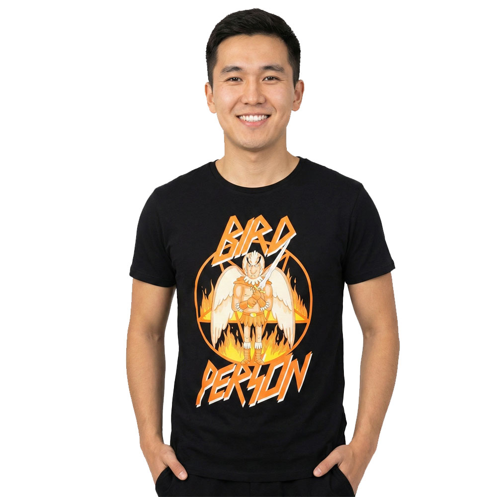 tshirt-rickandmorty-birdperson Футболка Рик и Морти Птичья личность — изображение 1