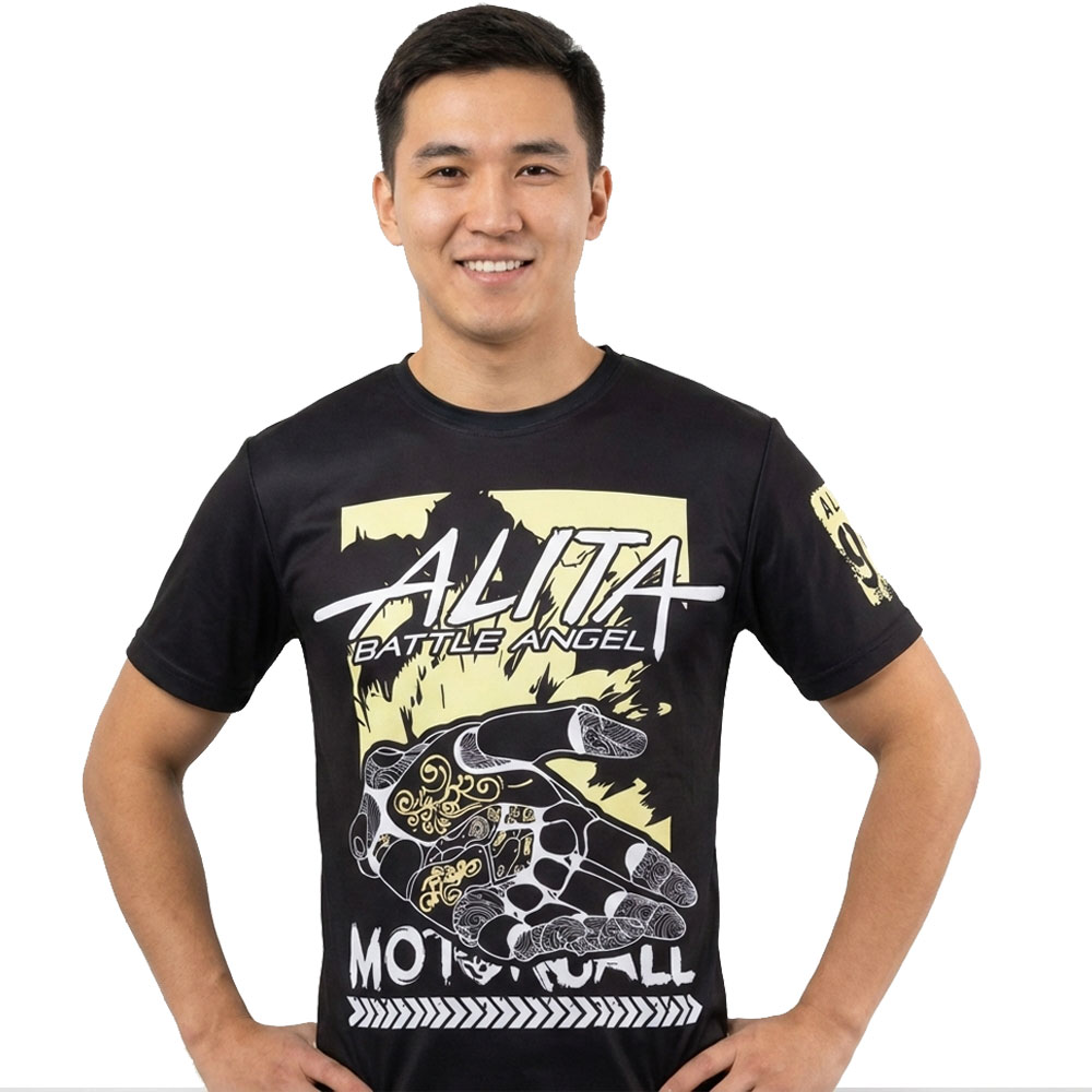 tshirt-alita-battleangel-motorball Футболка Алита боевой ангел Моторбол — изображение 1