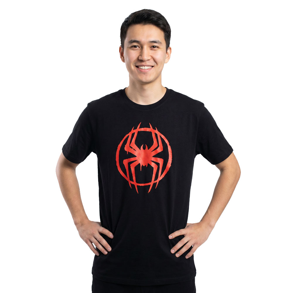 tshirt-spiderman-milesmorales Футболка Marvel Человек-паук Майлс Моралес — изображение 1